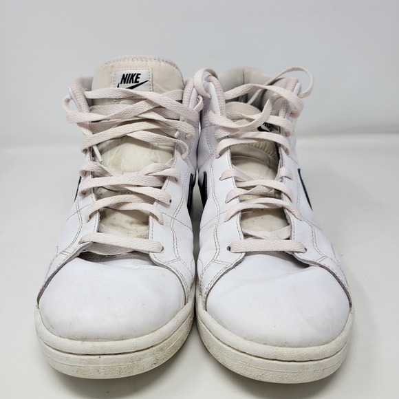 Nike Court Royale 2 Mid White Black Mens 10.5 CQ9179-100 Sneaker - Picture 6 of 11